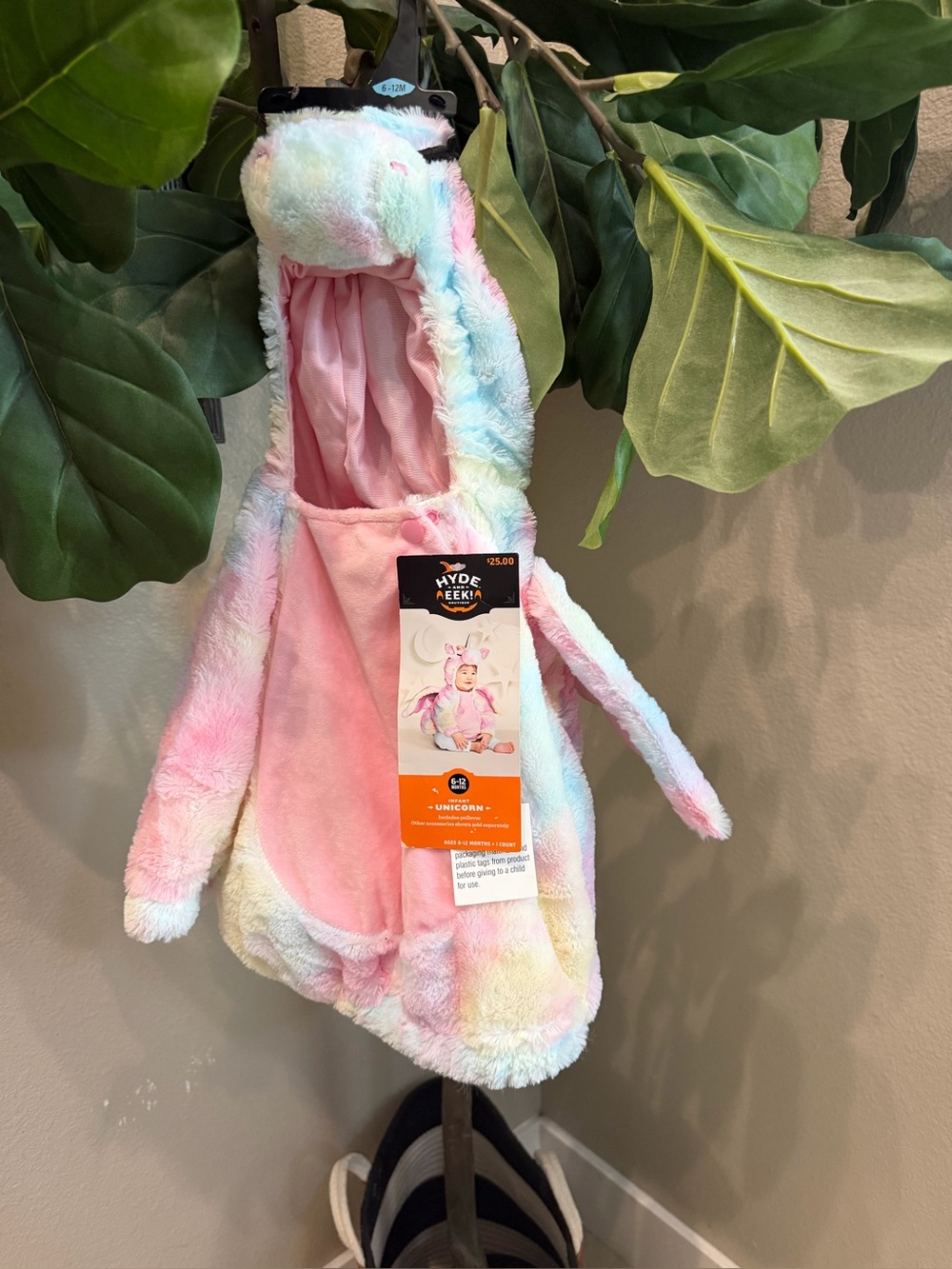 Kids Unicorn Costume with Pink and Pastel Colors